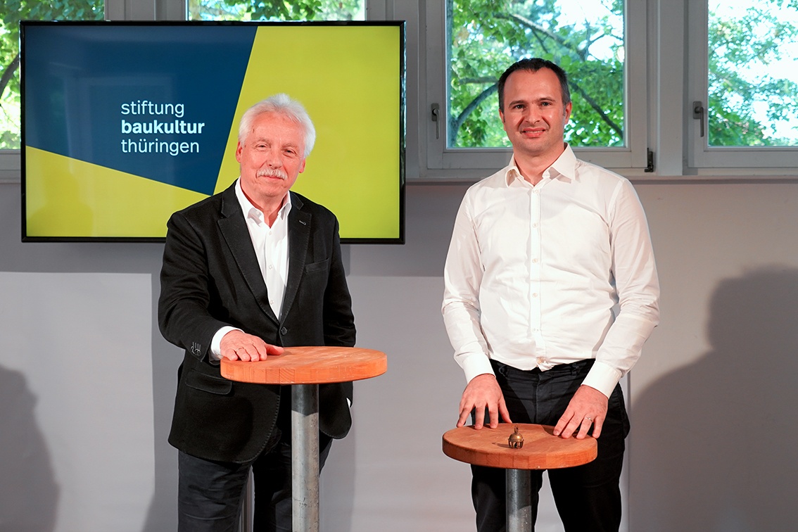 Wohnbaukonferenz »Zusammenwohnen« | Prof. Dr. Gerd Zimmermann und Dr. Stephan Jung, Bild: SBT | Katja Gehlfuß
