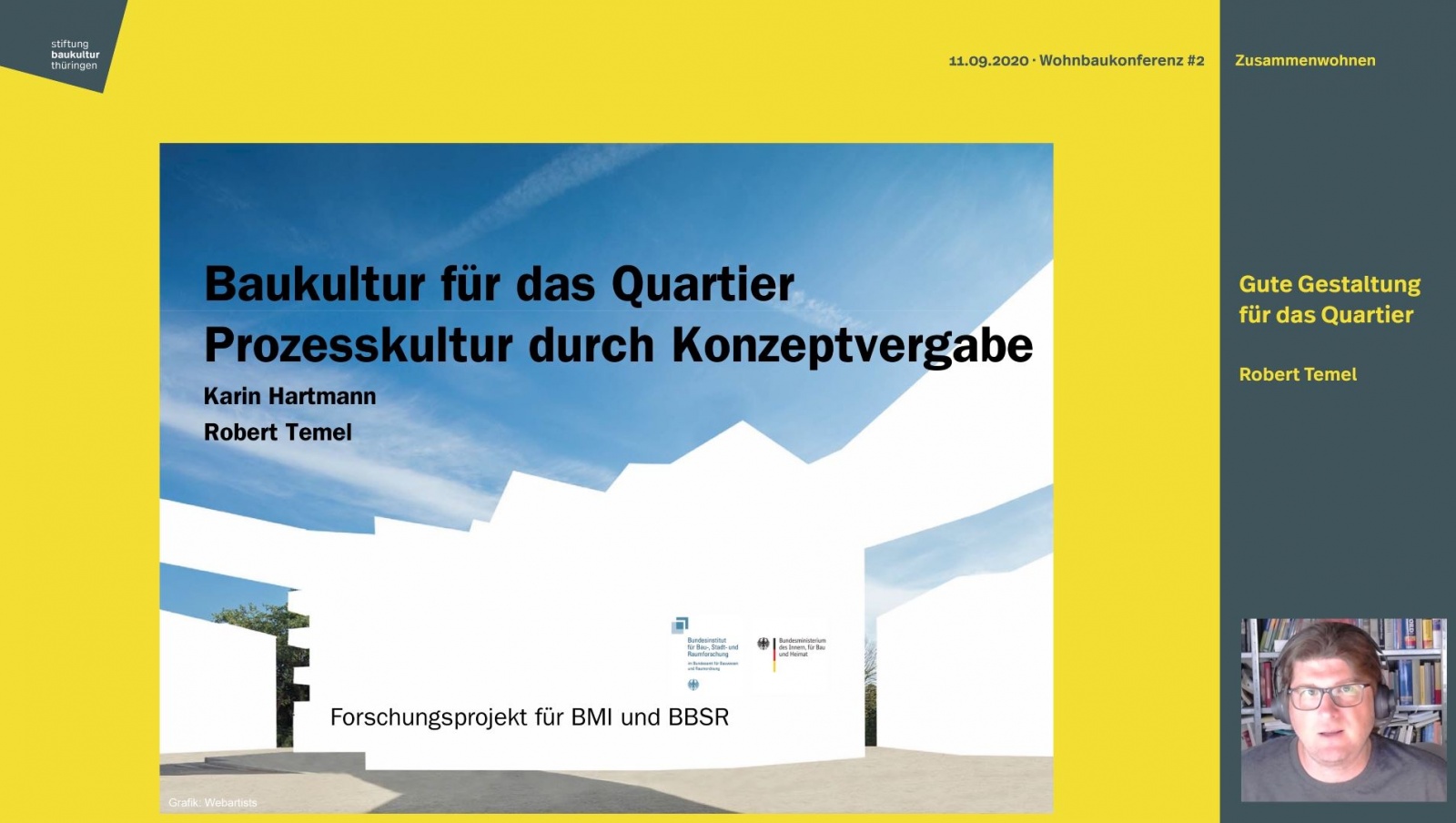 Wohnbaukonferenz »Zusammenwohnen« | VORTRAG »Baukultur für das Quartier«, Figure: Karin Hartmann und Robert Temel