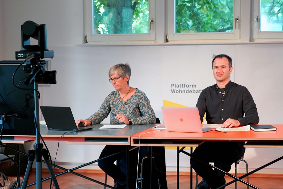Wohnbaukonferenz »Zusammenwohnen« | Ullas Schauber und Dr. Stephan Jung, Figure: SBT | Katja Gehlfuß