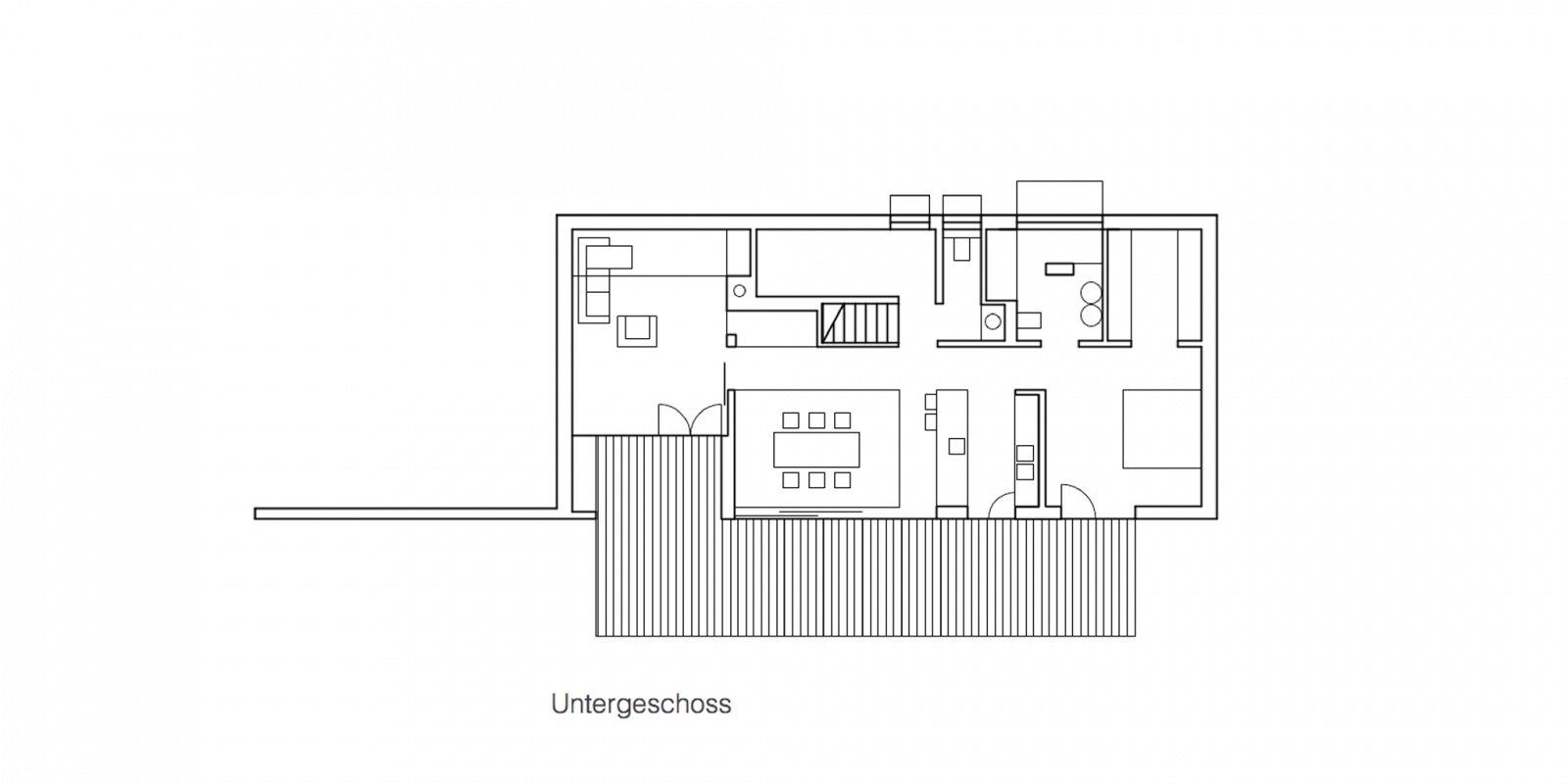 Carlotta, Untergeschoss, Grundriss, Bild: Deckert Mester Architekten
