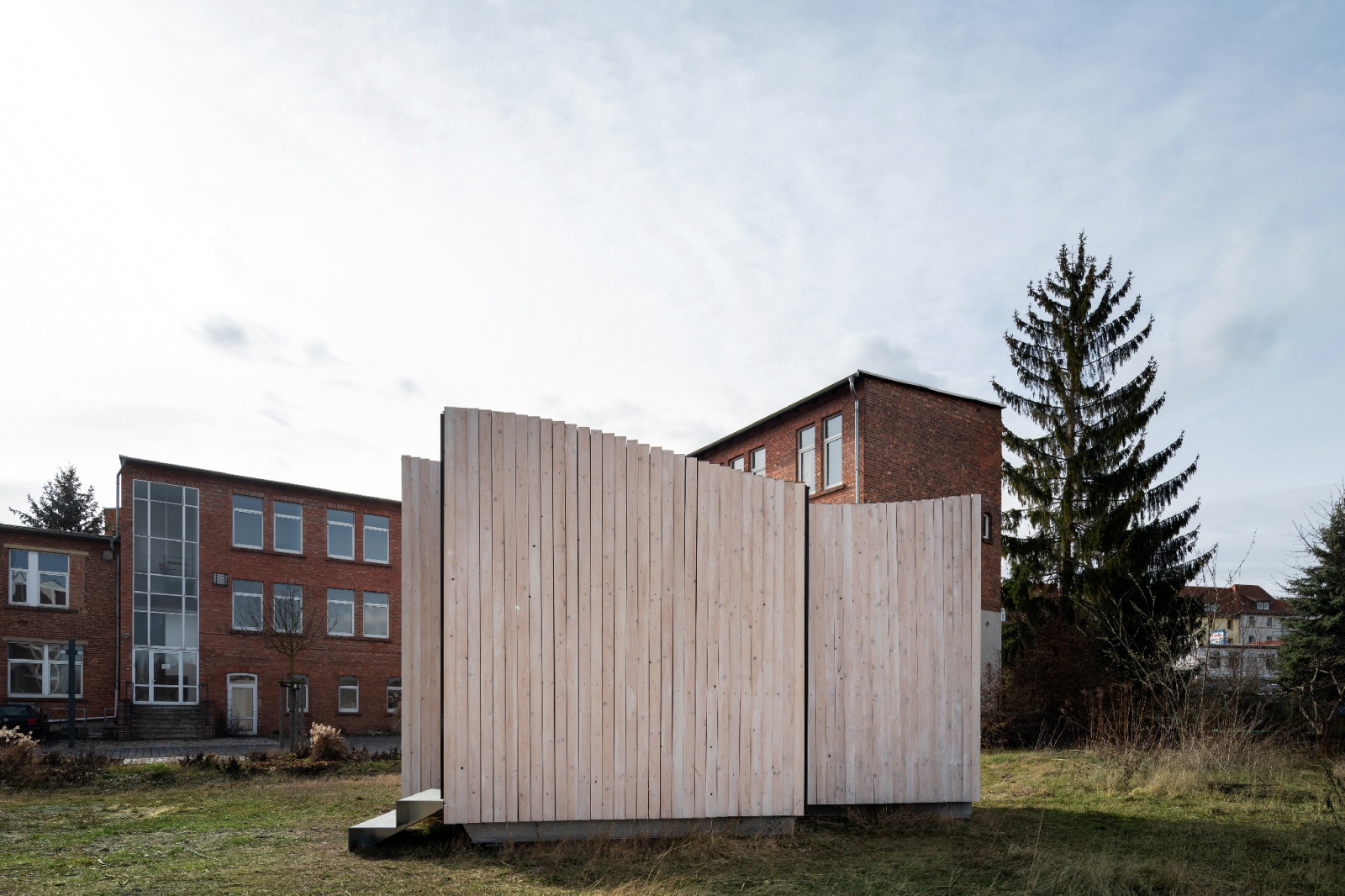 Timber Prototype House, Fassadenansicht, Bild: Thomas Müller, Weimar